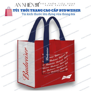 Túi vải canvas Budweiser đựng vừa thùng bia dày dặn chắc chắn
