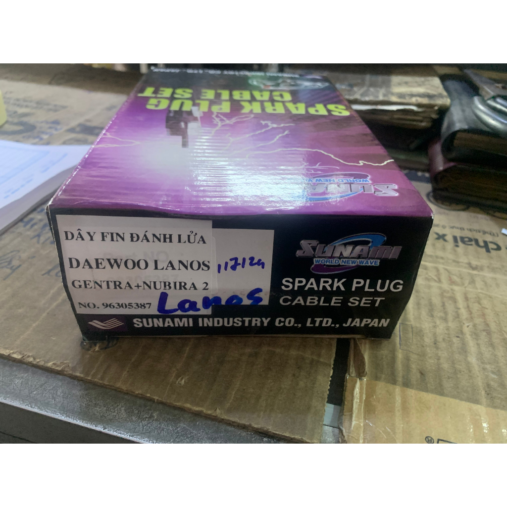 Bộ 4 Sợi Dây Phin, Dây Cao Áp Xe Chevrolet Aveo, Gentra, Lanos,...