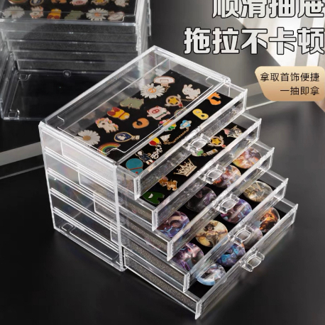 Tủ mica 5 tầng đựng phụ kiện Nail