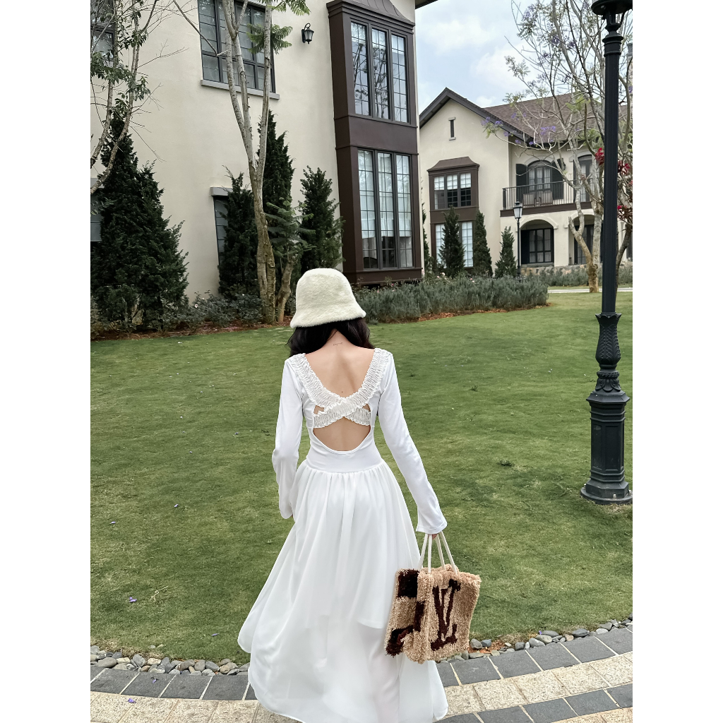 Đầm Dài Xoè X-Back - 3412