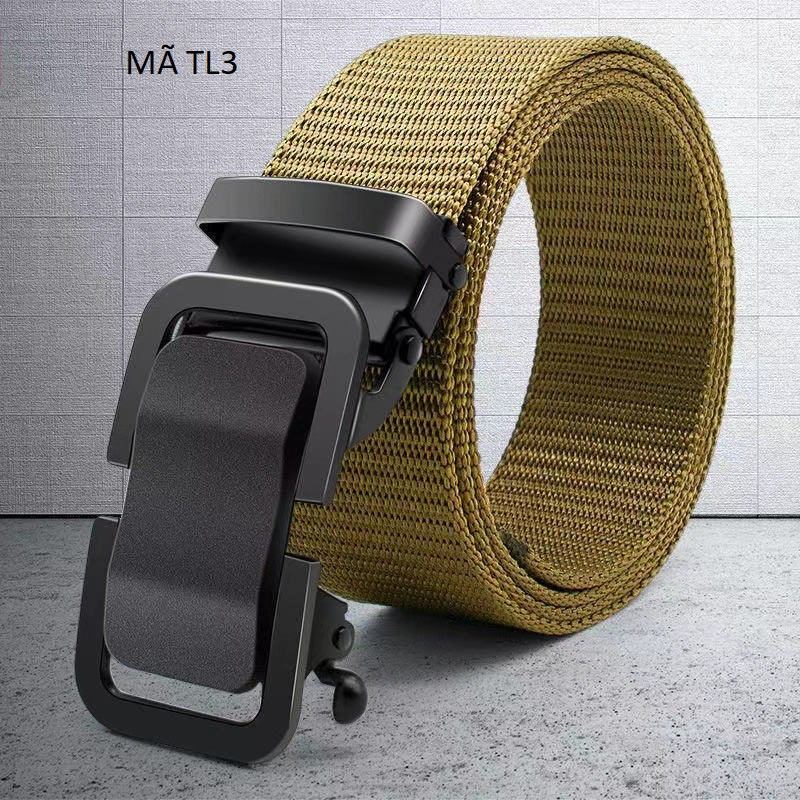 Thắt lưng dây dù nam cao cấp khóa tự động Mã TL3