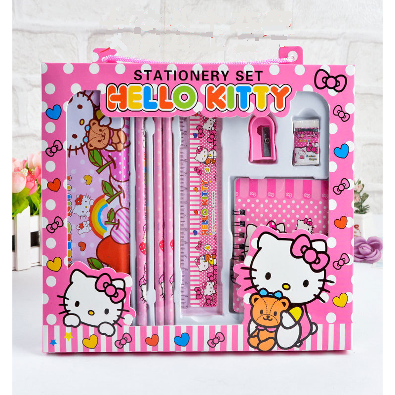 Bộ 8 Món Đồ Dùng Học Tập Cho Bé Nhiều Mẫu Cute