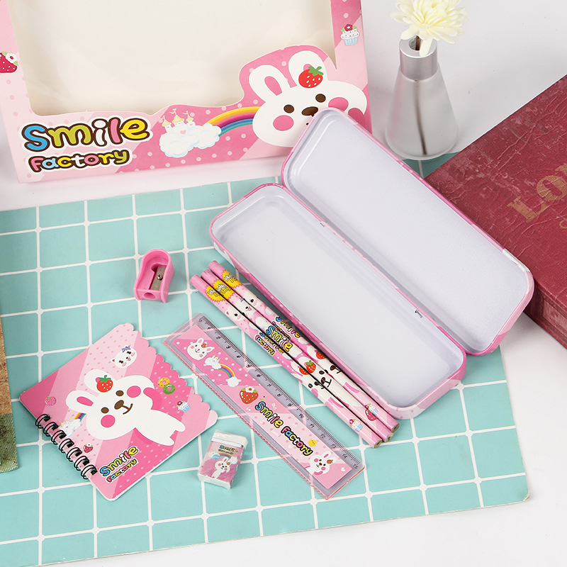 Bộ 8 Món Đồ Dùng Học Tập Cho Bé Nhiều Mẫu Cute