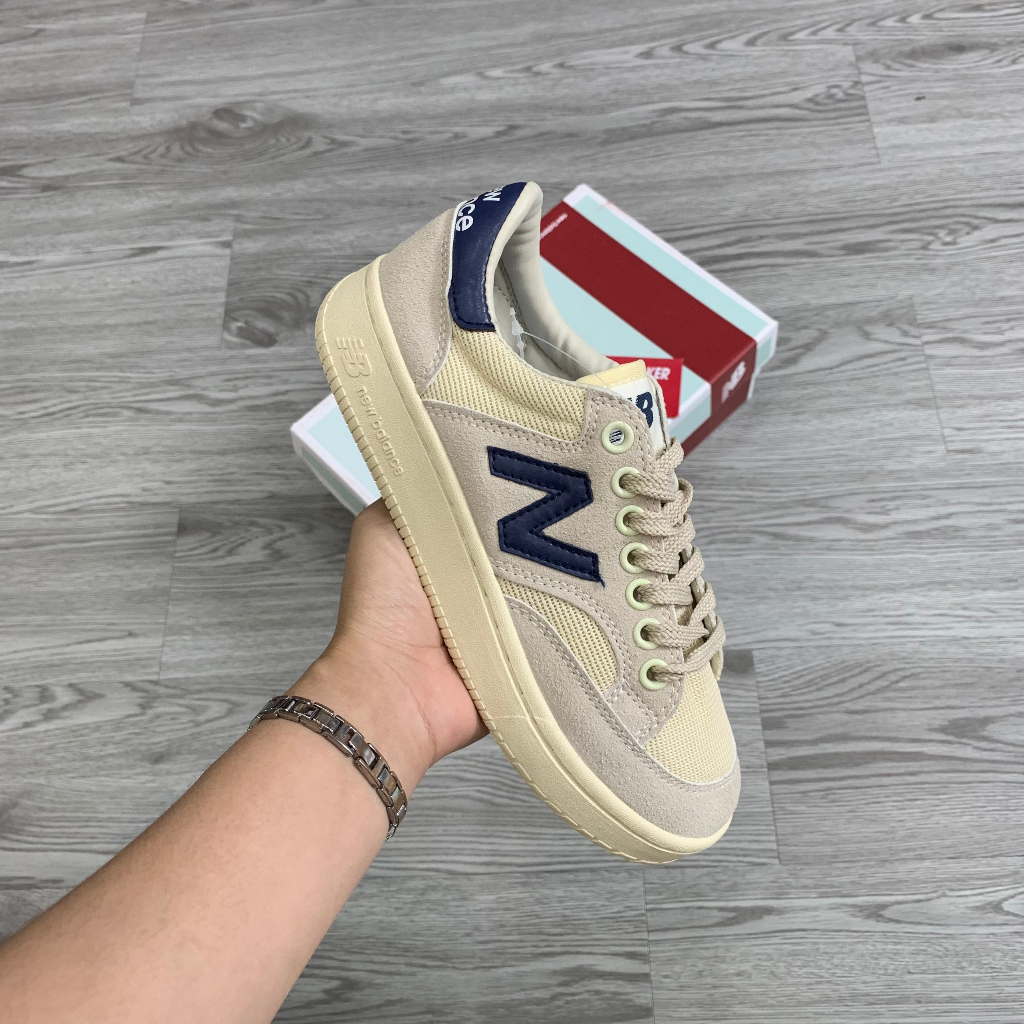 Giày New Balance Pro Court Beige Navy  - Phiên bản 1:1 chuẩn | Nice Sneaker