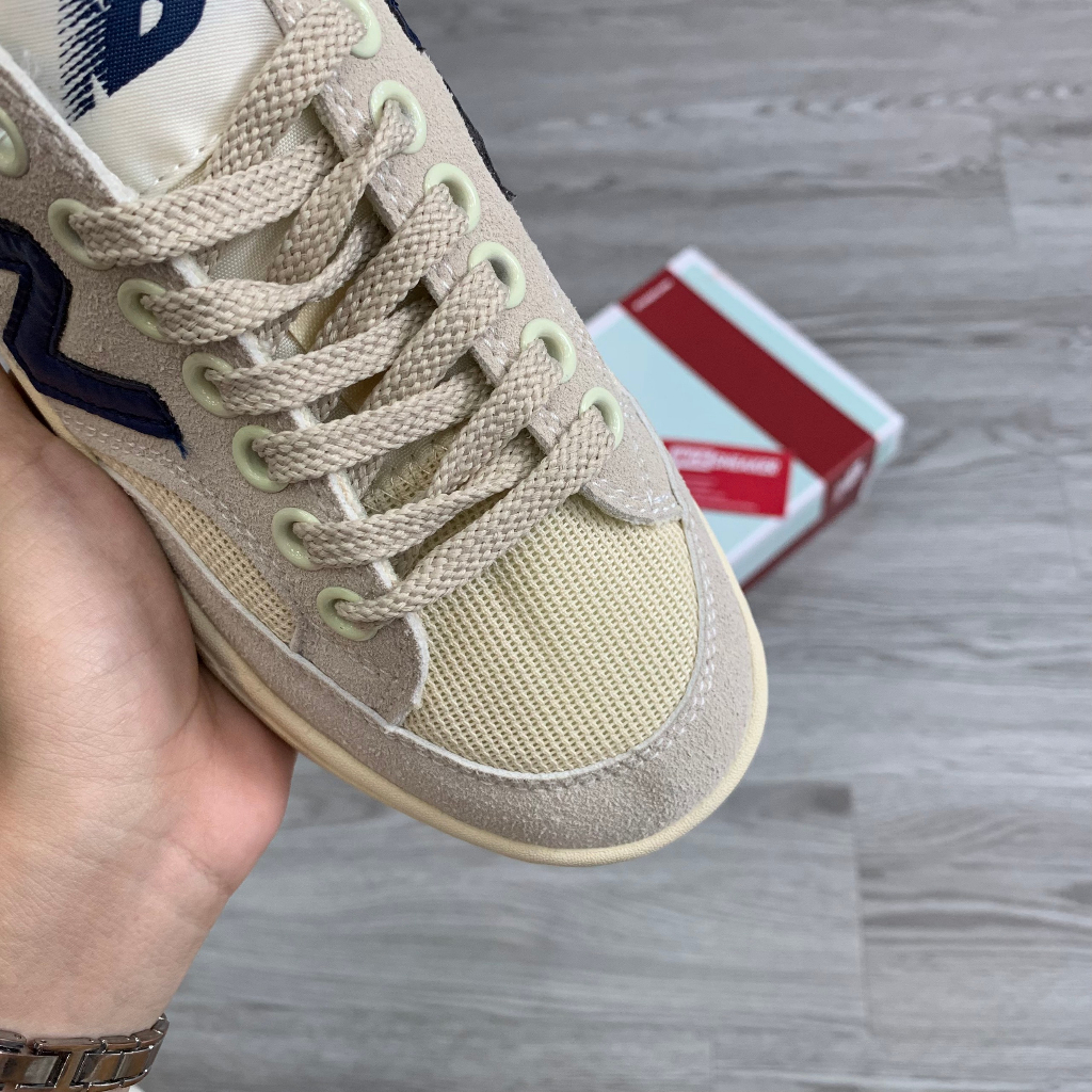 Giày New Balance Pro Court Beige Navy  - Phiên bản 1:1 chuẩn | Nice Sneaker
