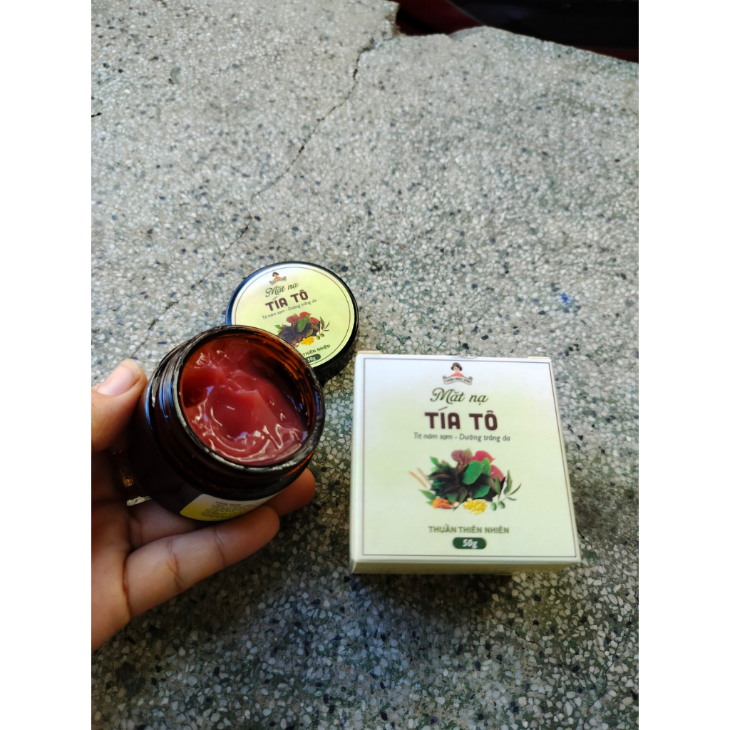 Mặt nạ tía tô - giảm thâm - giảm nám