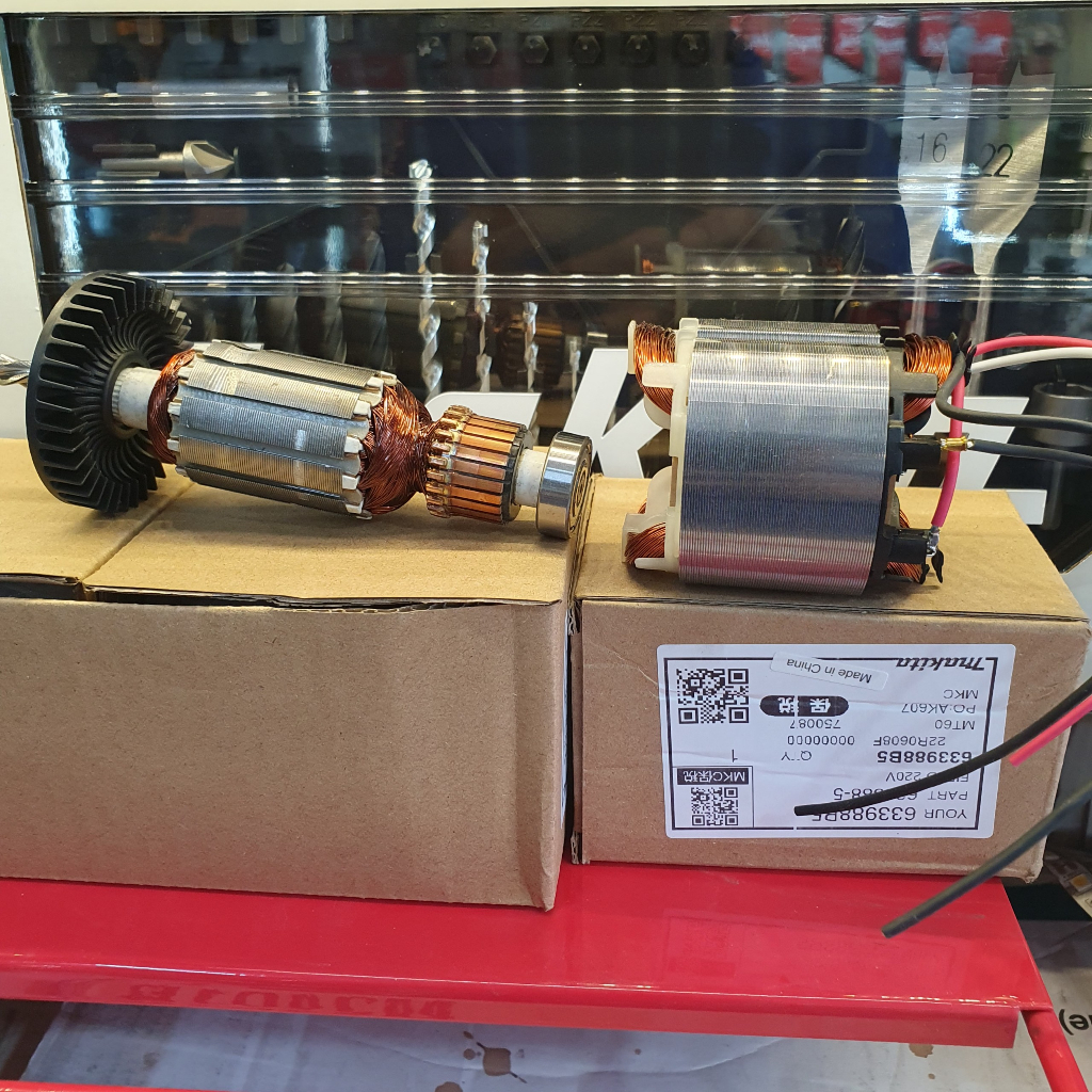 Ruột (roto và sator) máy khoan makkita 10mm. MT60/ M0601/M0600