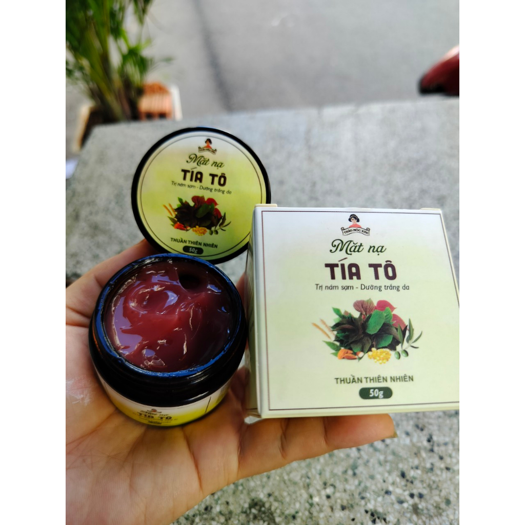 Mặt nạ tía tô - giảm thâm - giảm nám
