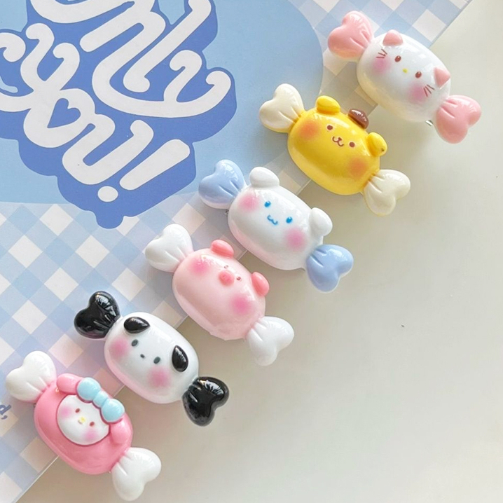 Miumiua🔮SANRIO Kẹp Tóc mini Họa Tiết Hoạt Hình Phong Cách Nhật Bản Dễ Thương Cho Bé Gái