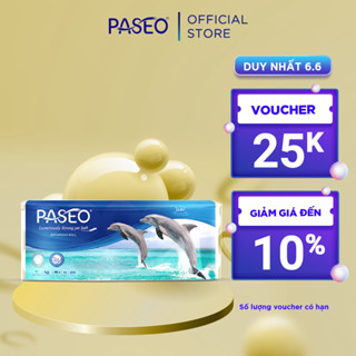 Giấy vệ sinh PASEO Dolphin 10 cuộn 4 lớp
