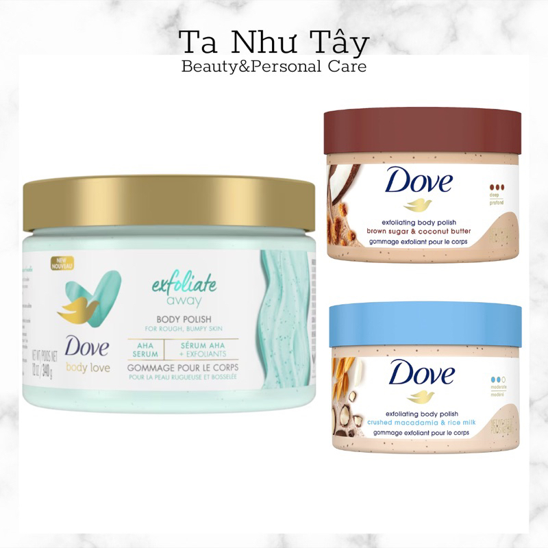 Tẩy tế bào chết Dove  289gram