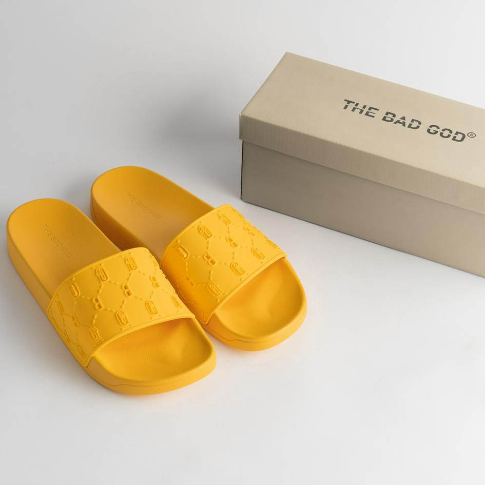 Dép quai ngang slipper The Bad God Tartaros vàng fullbox X04 Yellow