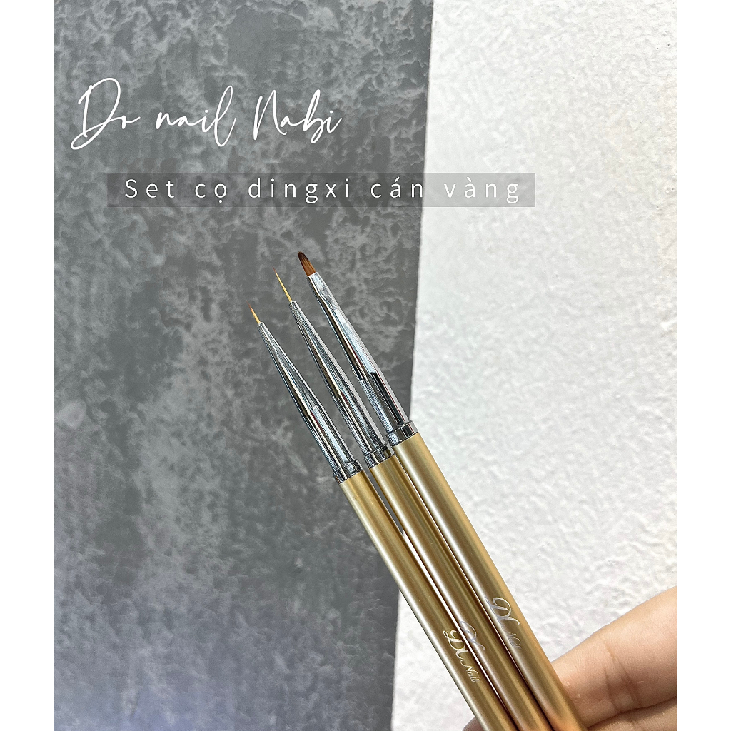 [ PHỤ KIỆN NAIL ] Cọ dingxi cán nâu 3 chiếc