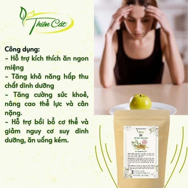 Trà Hỗ trợ tăng cân tăng cơ ăn ngon, ngủ ngon cho người cơ địa gầy lâu năm,mập thịt, không tích nước - Thiên Cát