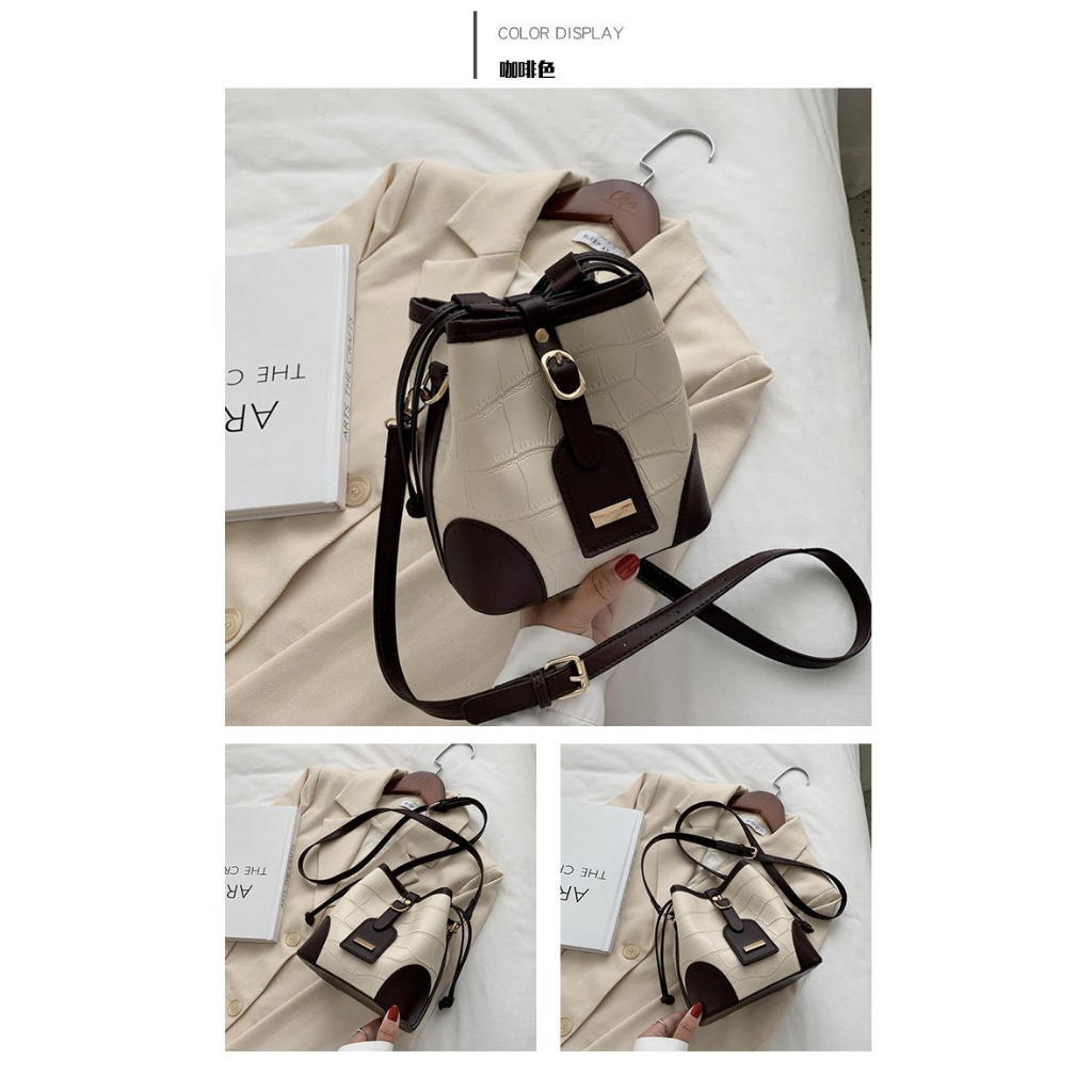 Túi Xách Nữ Công Sở Đeo Chéo Nữ Dây Rút WESTIE STUDIO - A336.TXN