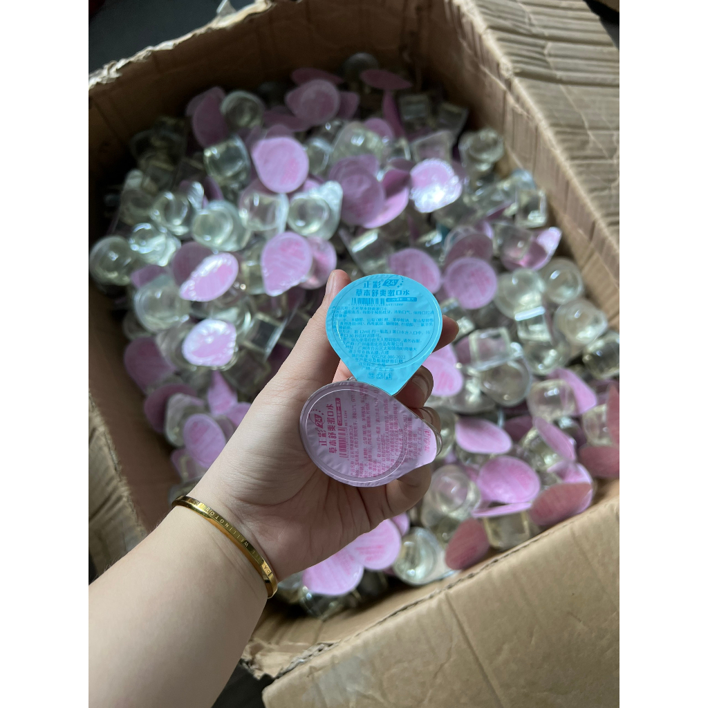 Nước súc miệng dạng viên dùng 1 lần tiện lợi