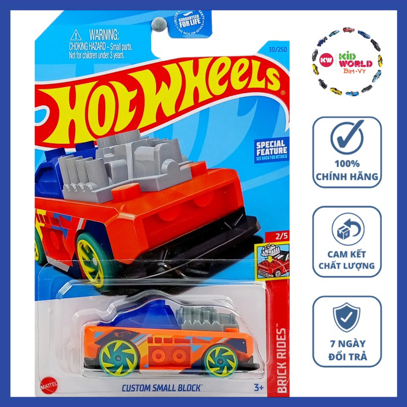 Xe mô hình Hot Wheels basic Custom Small Block HKH16, 40K.