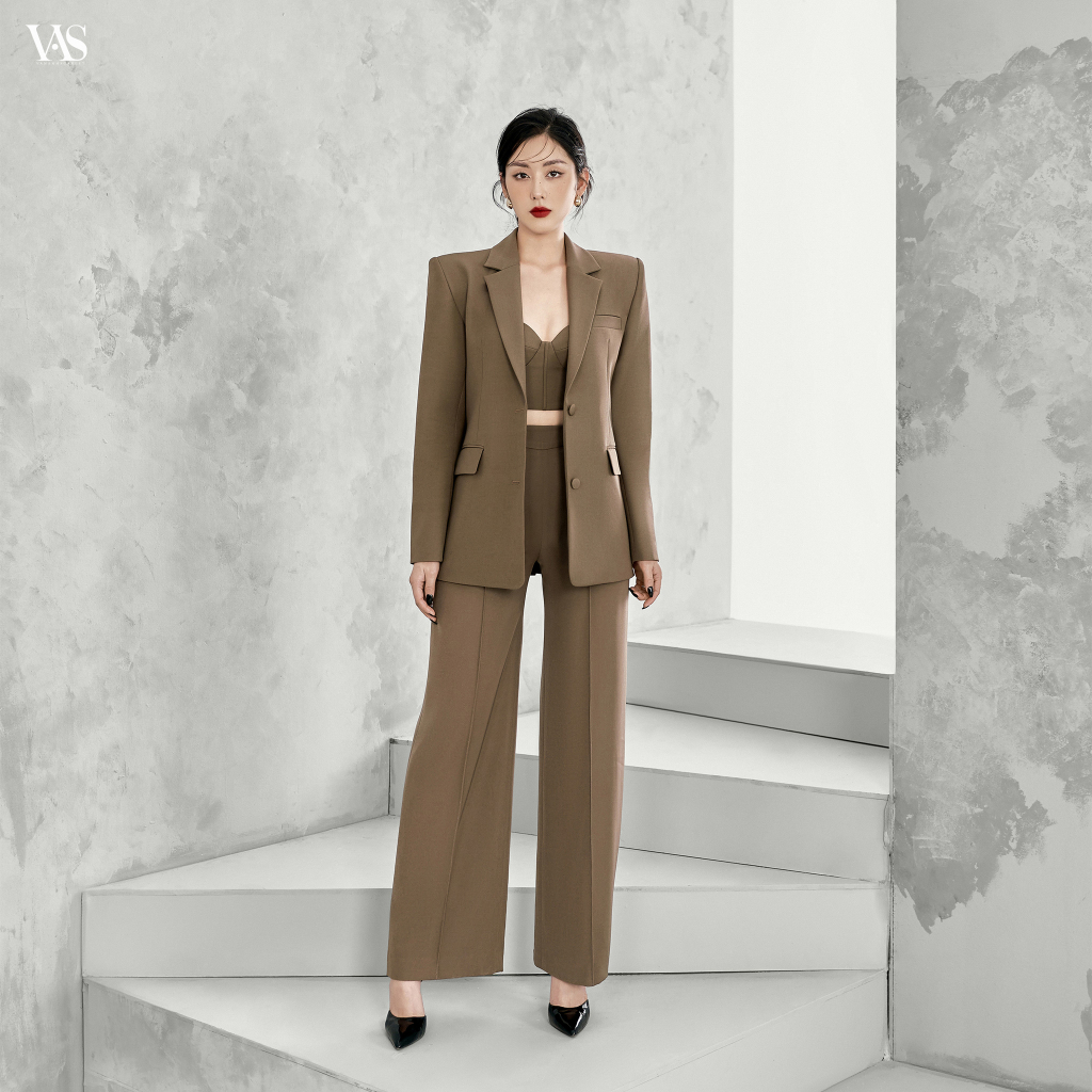 Set blazer nữ VANANHSCARLET ba chi tiết S002S23
