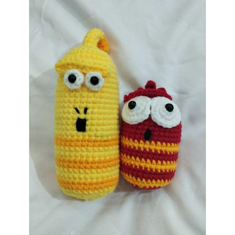 Móc khóa lavar handmade bằng len