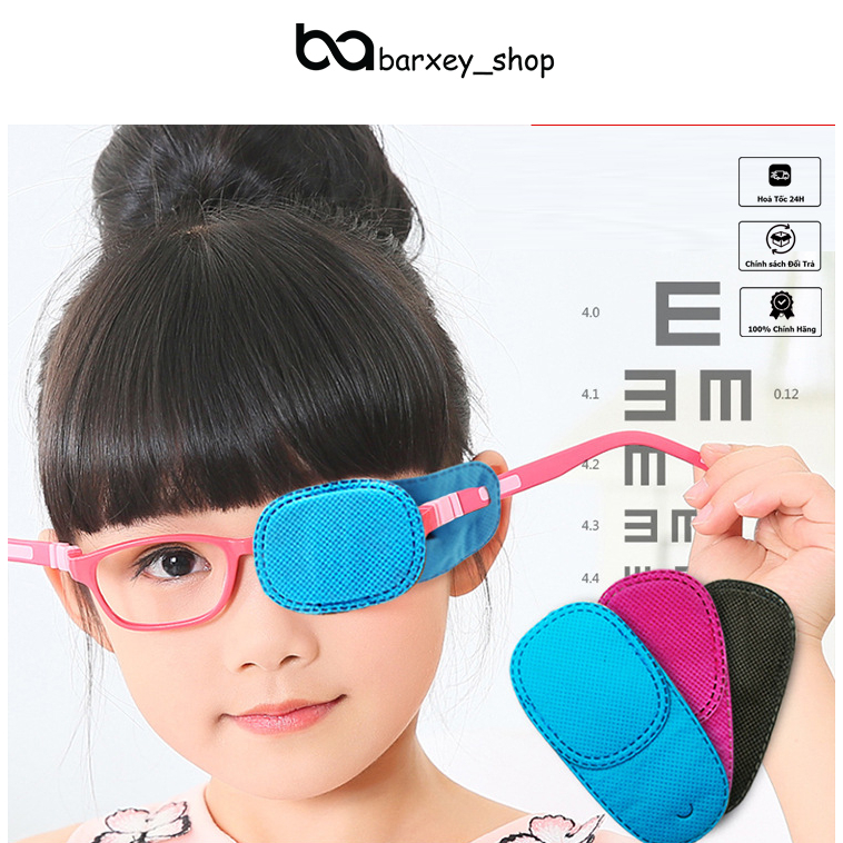 1 Miếng bịt mắt tập nhược thị dành cho trẻ em, người lơn nhiều size