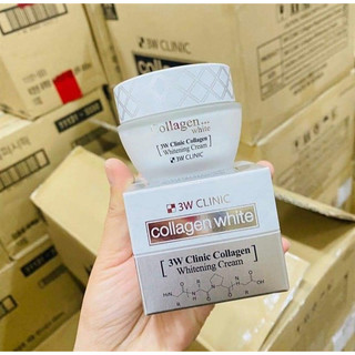 Kem Dưỡng Trắng Da Tinh Chất Collagen 3W Clinic Collagen Whitening Cream