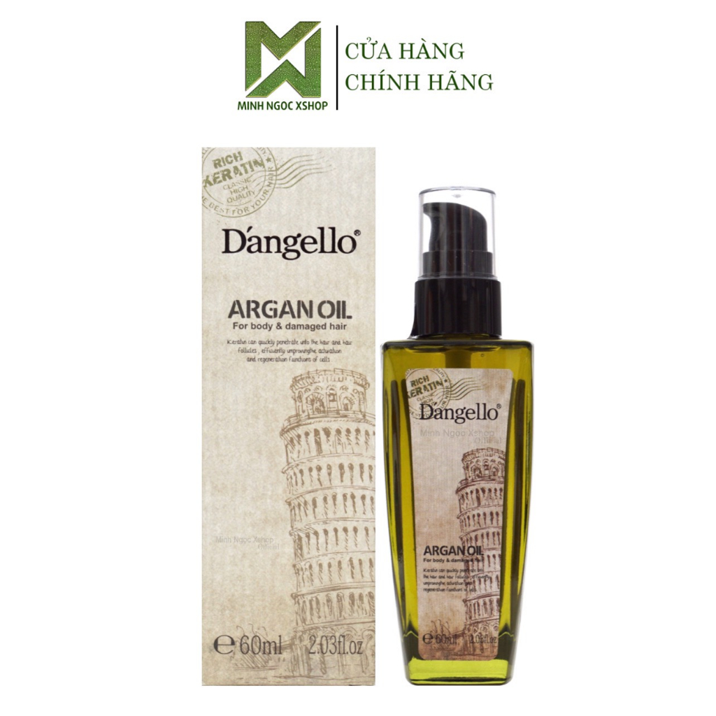 Tinh dầu dưỡng tóc bóng mượt Dangello Argan Oil 60ML