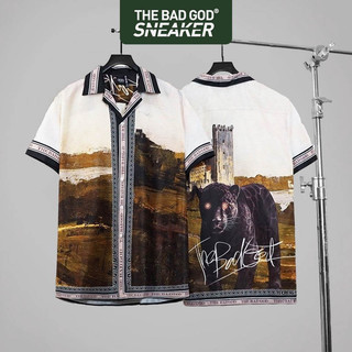 Áo sơ mi The Bad God Leopard cuban shirt nam nữ