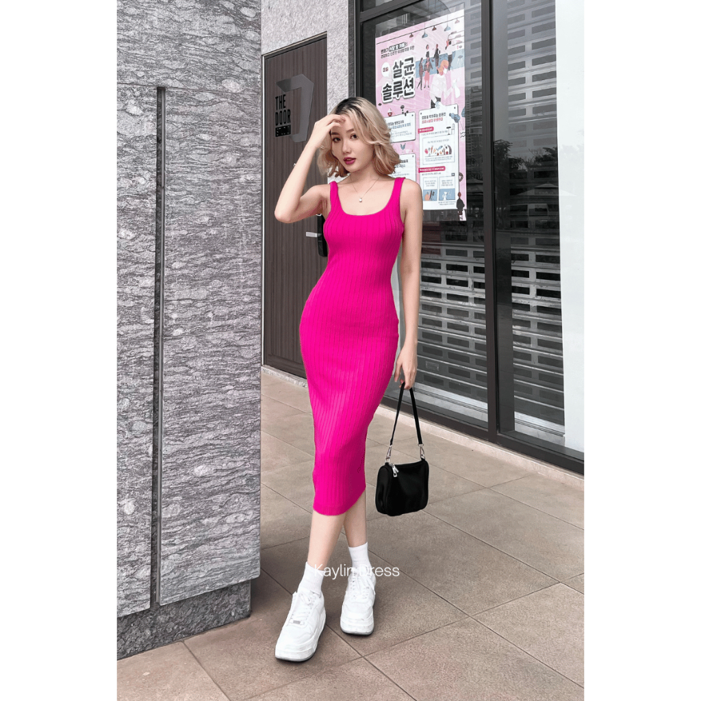 Váy body đầm body ba lỗ Kaylin Dress