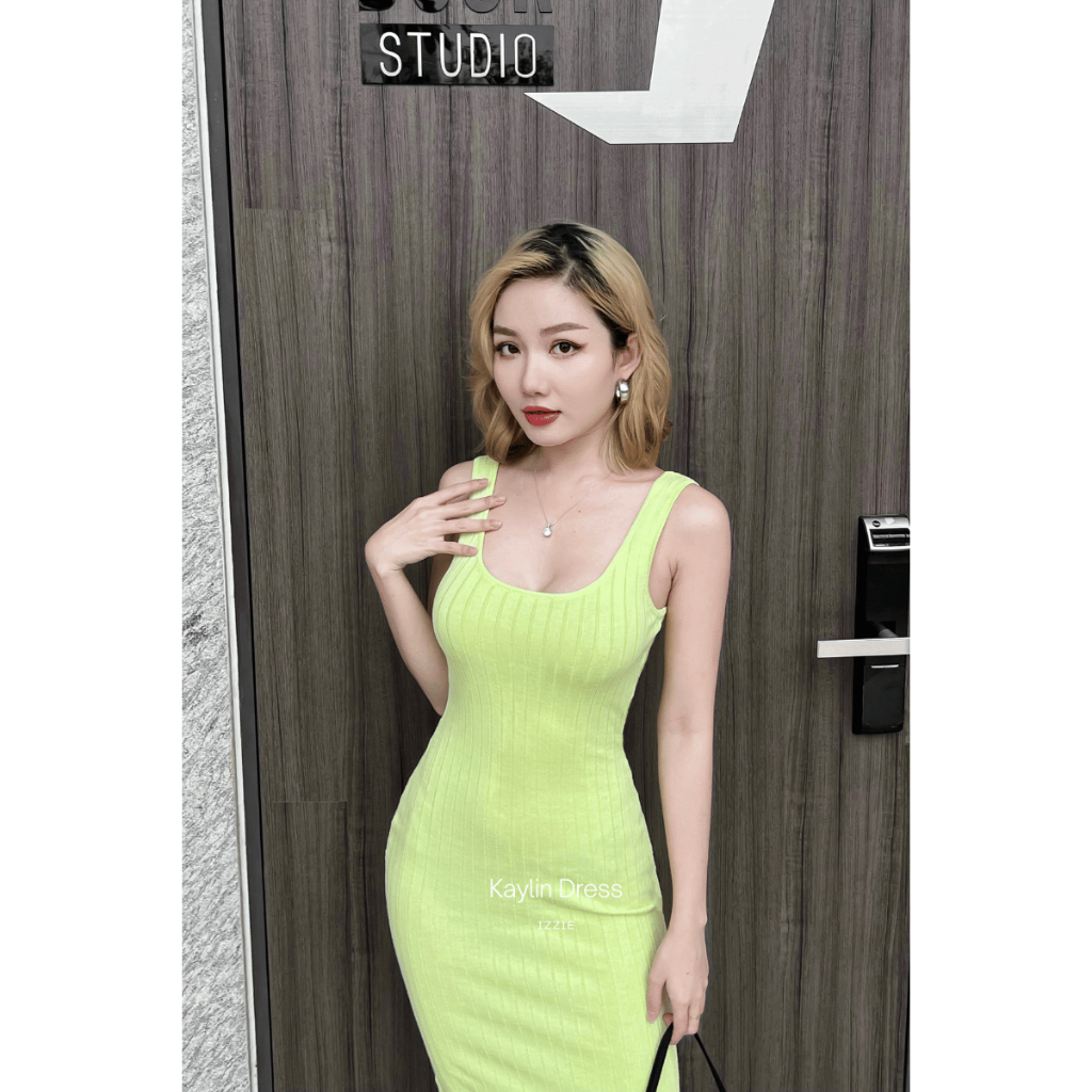 Váy body đầm body ba lỗ Kaylin Dress