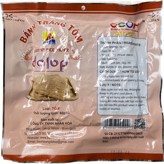 BÁNH TRÁNG TÔM DALOP BÌNH ĐỊNH