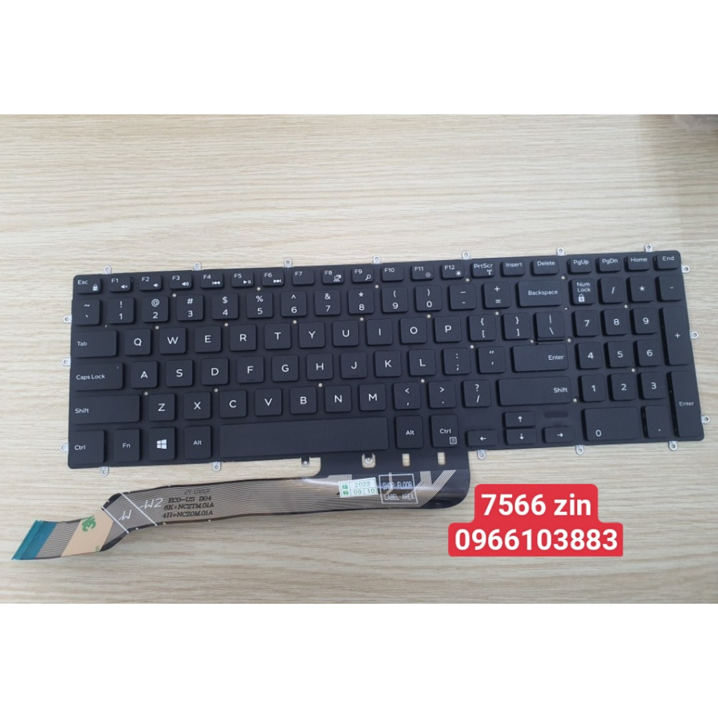 Bàn Phím Laptop Dell Inspiron 5565 5567 5570 5575 5770 5775 7566 7567