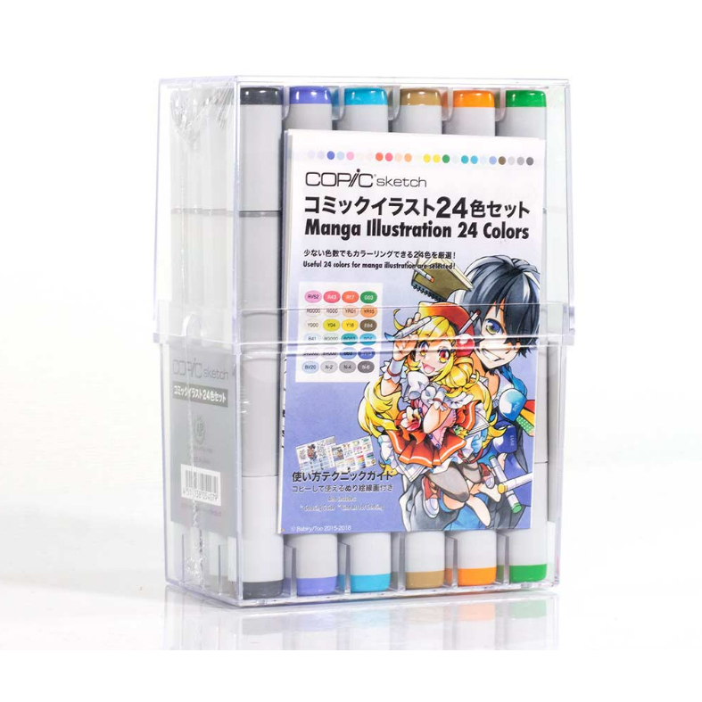 Bút Copic Marker Cao Cấp - Copic Sketch Manga Illustration 24 Màu