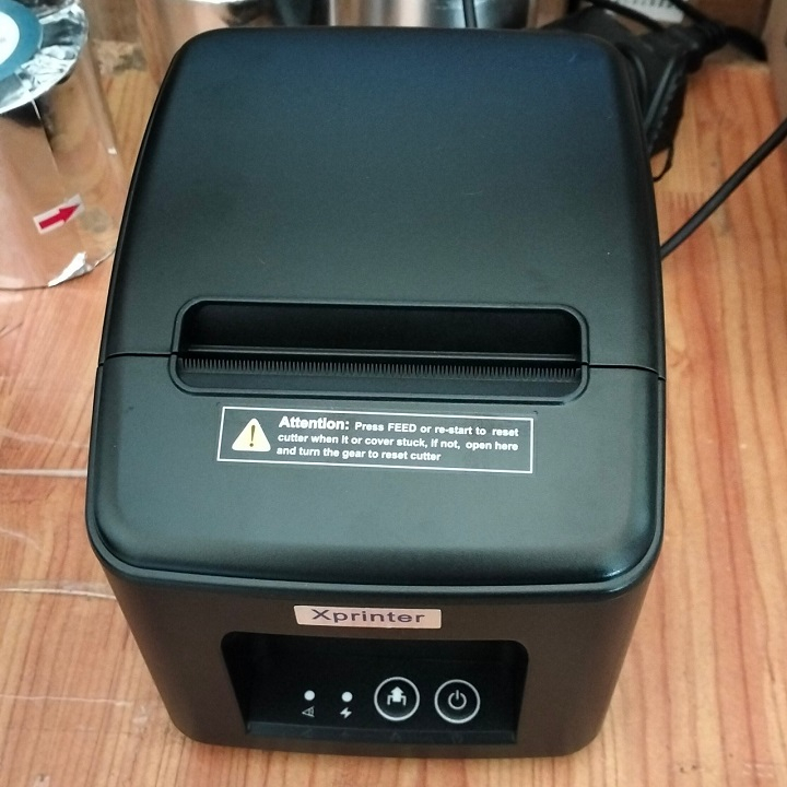 Máy in hóa đơn Xprinter Q80C khổ giấy K80, in hoá đơn trên máy tính