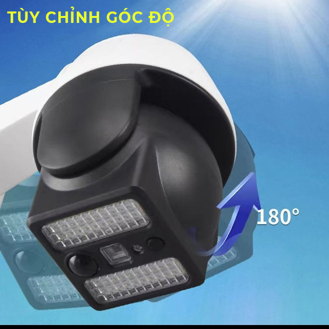 Đèn năng lượng mặt trời - Đèn Tường Giả Camera HW-5118-2, cho gia đình - K1533