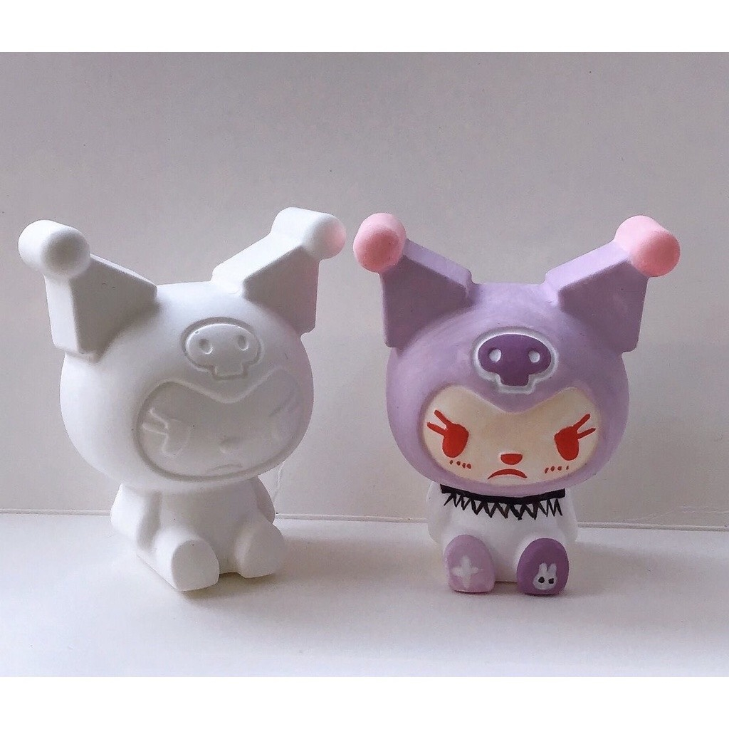 Tượng thạch cao mini Kuromi 2D dễ thương