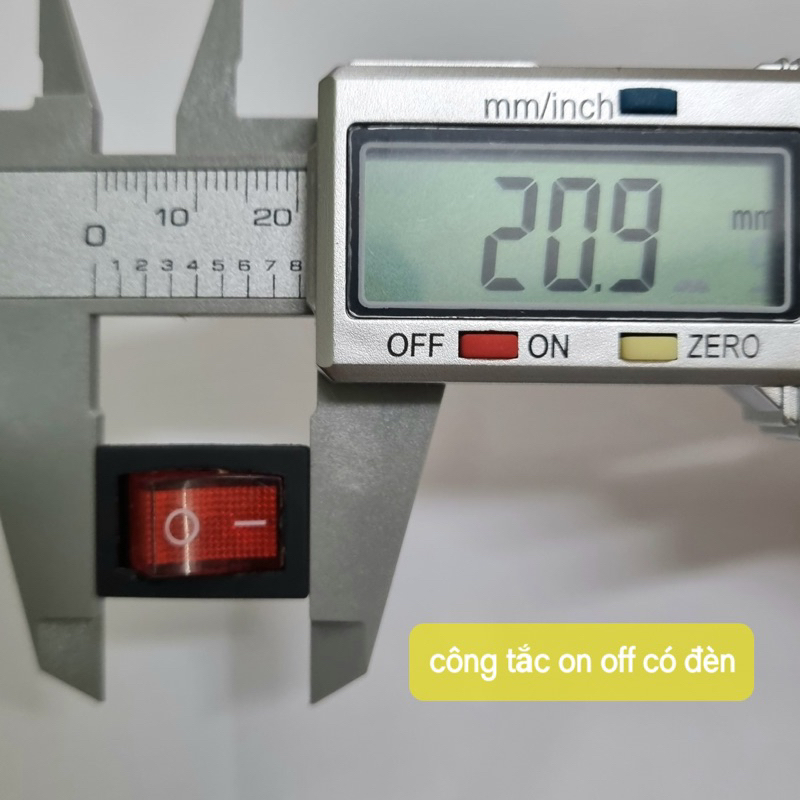 Combo 10 cái Công tắc ON / 0FF KCD1 250VAC6A có đèn