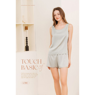 Bộ đồ ngủ lụa cộc basic loirechic bcc01