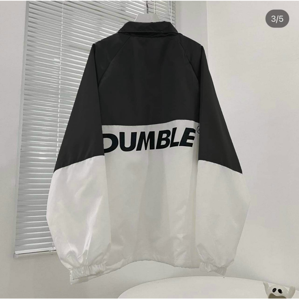 Áo Khoác Dù 2 Lớp Dumble Form Rộng phối màu, Áo Khoác Gió Unisex Nam Nữ
