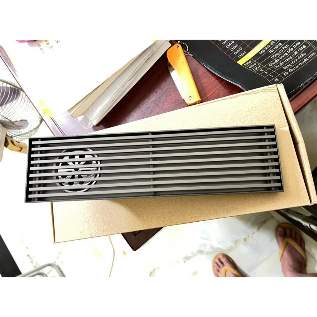 Ga thoát sàn , phễu thoát sàn hình chữ nhật 30*10 SUS 304