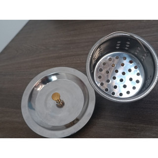 Bộ giỏ & nắp bồn rửa bát - chậu rửa bát tiện lợi INOX .