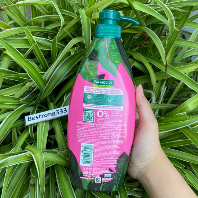 Dầu gội có dầu xả Palmolive Dưỡng Ẩm bổ sung từ sữa dừa 600ml