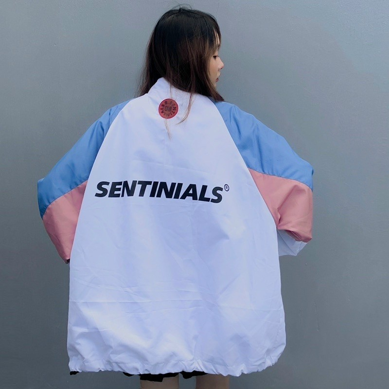Áo Khoác Dù 2 Lớp SENTINIALS From Rộng phối màu, Áo Khoác Áo Gió
