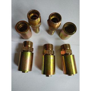 Đầu ren ngoài ép ống thủy lực ,Ren ngoài (RN) ty 1/4” đến 1” bộ (áo + đầu,)sắt xi 7 màu