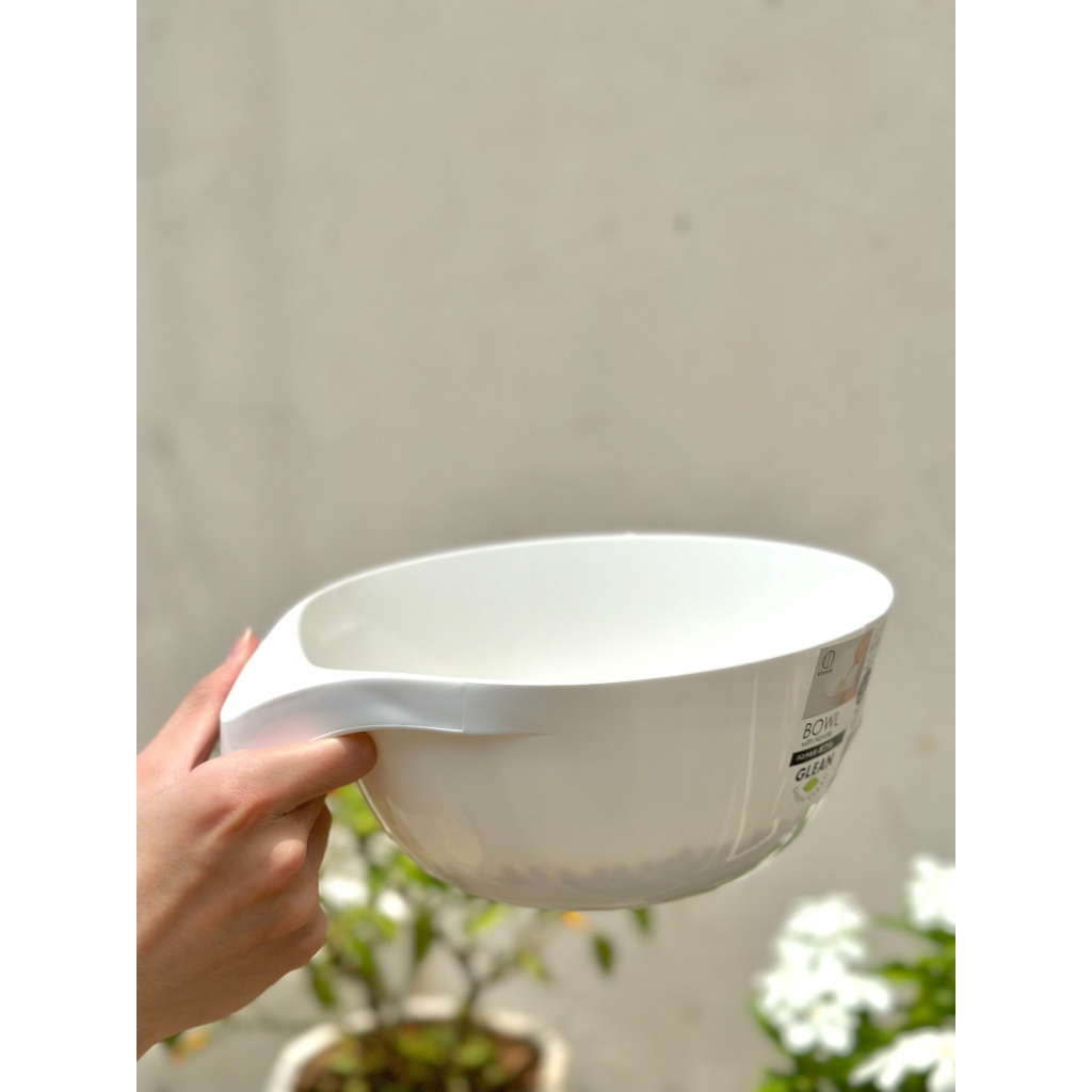 HÀNG NHẬT - Tô trộn thực phẩm có tay cầm 22,5cm Kokubo (màu trắng/Xanh)