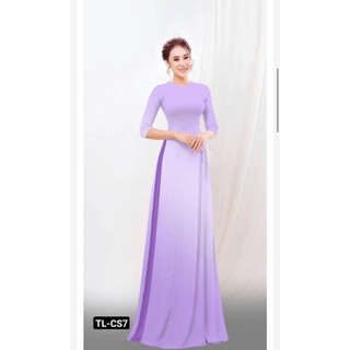 Vải áo dài ombre