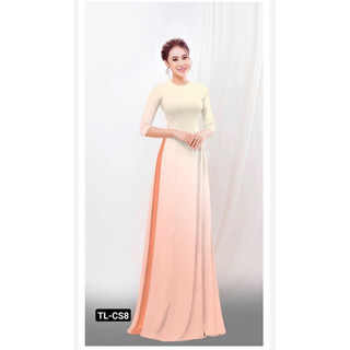 Vải áo dài màu chuyển săc