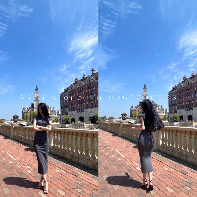 Sandal 9cm quai mảnh da vân sần ZR xuất fullbox MS