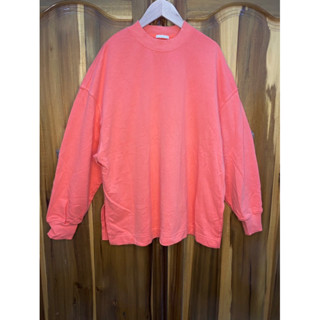 Áo thun nỉ switer xuất Nhật hiệu Gu dáng áo xẻ tà 2 bên