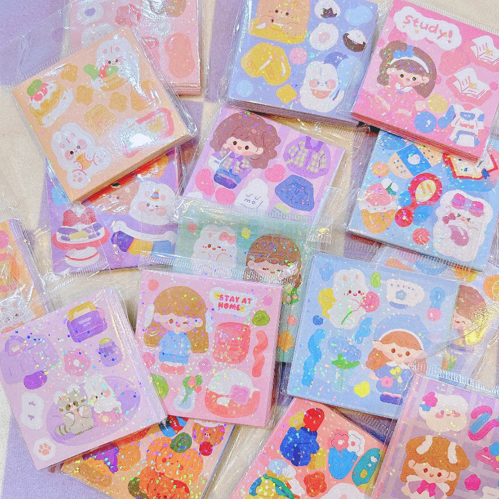Set 25 miếng sticker đáng yêu