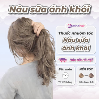 Thuốc nhuộm tóc Nâu Sữa Ánh Khói - Không Tẩy Tóc - Minzihair HN